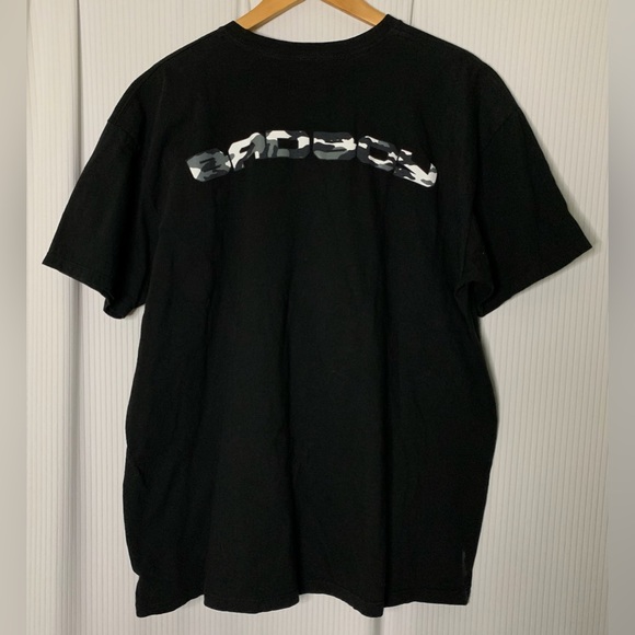 Bad Boy - Black T-shirt With Grey And White Camo Patterned Graphic - XXL - Picture 3 of 5